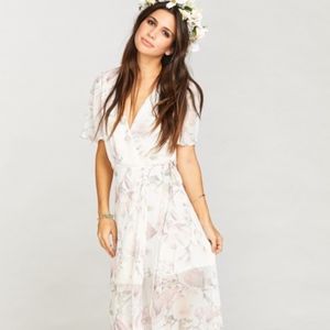Show Me Your Mumu Sophia Wrap Dress Forever Vine M